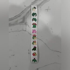 Roll of 10 random frog stickers